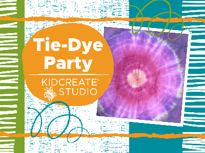 Kidcreate Studio - Houston Greater Heights.  Parent's Time Off- Tie Dye Party (4-9 Years)
